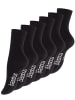 Vincent Creation® Damen "BAMBUS" Socken 6 Paar in schwarz