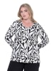 Ulla Popken Longshirt in schwarz