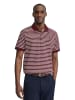 Polo Club Poloshirt RIGBY GO POLO SS STRIPES in Granat-Rohfarbe