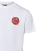 Santa Cruz T-Shirt Screaming Rose Flash in weiß