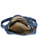 Toscanto Leder Schultertasche Toscanto Tasche jeansblau ca. 40cm