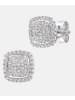 Diamant L'éternel Ohrstecker aus 375 Weißgold mit Diamant