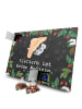 Mr. & Mrs. Panda Adventskalender Panda Klettern mit Spruch in Kreidetafel