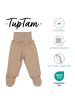 TupTam Baby Jungen Strampelhose mit Fuß 3er Pack in braun/schwarz