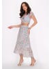 faina Women Skirt in light blue multicolor