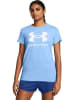 Under Armour T-Shirt "Ua Rival Logo Ss" in Blau