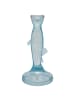 Greengate Kerzenhalter FISCH Blau Glas Medium 21 cm
