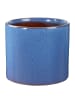 Butlers Blumentopf glasiert GLAZE in Blau