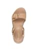 Tamaris WIDE FIT Sandale in CAMEL SUEDE