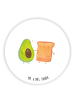 Mr. & Mrs. Panda magnet Avocado Toast ohne Spruch in Weiß