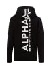 Alpha Industries Kapuzenpullover in schwarz - 0001