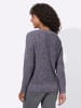 WITT WEIDEN Rundhals-Pullover in feige-marine-meliert