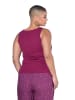 Studio Untold Strick-Top in aubergine