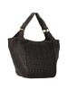 Greenland Nature Femi & Nine Schultertasche Leder 38 cm black
