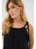 Cream Ärmellose Bluse CRTiah A-shape in Pitch Black