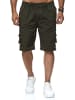 LMC Cargo Shorts Zip Hose 3/4 Schlupfhose Verstellbare Beinlänge in Grün