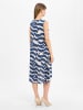 Olsen Kleid in blau beige - 0001