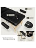tectake 3-Zonen-Massagetisch-Set, 218 x 102 x 90 cm, Polsterung 7,5 cm