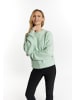 Albee Women Strickpullover in Mintgrün Melange