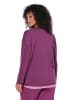 Ulla Popken Langarmshirt in brombeere
