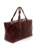 SID & VAIN Leder-Reisetasche Leder Weekender Unisex YALE in braun