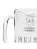 Mr. & Mrs. Panda Gravur Bierkrug Eule Matrose mit Spruch in Transparent