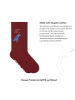 von Jungfeld Tennissocken Weihnachtsmotive in Dino - Red