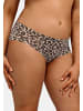 Chantelle Short Slip Soft Stretch in Golden beige / leo / schwarz