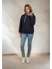 Salzhaut Hoodie für Damen in blau