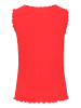 Cream Jerseytop CRRibba in Flame Scarlet