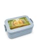 Mr. & Mrs. Panda MEPAL Bentobox Eulen Liebe Design ohne Spruch in Blau Pastell