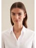 Seidensticker Hemdbluse Slim in Weiß