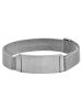 Adeliás Unisex Armband aus Edelstahl 27 cm in silber