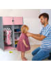 relaxdays Kindergarderobe in Rosa/ Grau - (B)90 x (H)120 x (T)48 cm