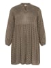 KAFFE curve Kleid KCbetty Regular fit in Major Brown/Chalk Dot