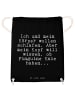 Mr. & Mrs. Panda Jutebeutel Ich und mein Körper... mit Spruch in Schwarz