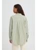 ICHI Hemd langarm IHFLUCA Loose fit in GREEN STRIPE