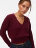 Vero Moda Strickpullover in Zinfandel