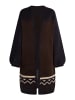 VIRITA Women Cardigan in Braun Mehrfarbig