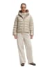 Marc O'Polo Daunen-Steppjacke mit Kapuze relaxed in Linen Beige