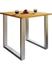 VCM  Premium Holz Esstisch Tisch Xona U Silber in Silber / Buche