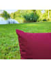 JACK 2er Set Outdoor Kissenhülle 30x50cm Uni in Bordeaux
