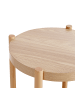 Beliani Beistelltisch CONNELL in Braun - (W) 40 x (H) 49 x (L) 40 cm