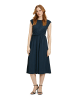 BETTY & CO Jerseykleid mit Raffung in Navy Blue