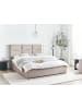 Beliani Doppelbett LAGORD in Beige/Schwarz - (W) 170 x (H) 84 x (L) 214 cm