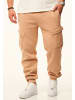 DAILY COTTON Jogginghose - als Cargohose - Lange Trainingshose Sweatpants in Taupe