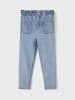 name it Stretch Jeans Gerade Bleached Denim Pants NKFBELLA in Hellblau