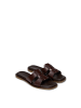 Marc O'Polo Pantolette Model Marit in Burnt Coffee