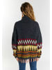 usha FESTIVAL Damen Strickpullover in Marine Grau Mehrfarbig