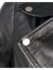 Maze Lederjacke Cypress in schwarz/weiß